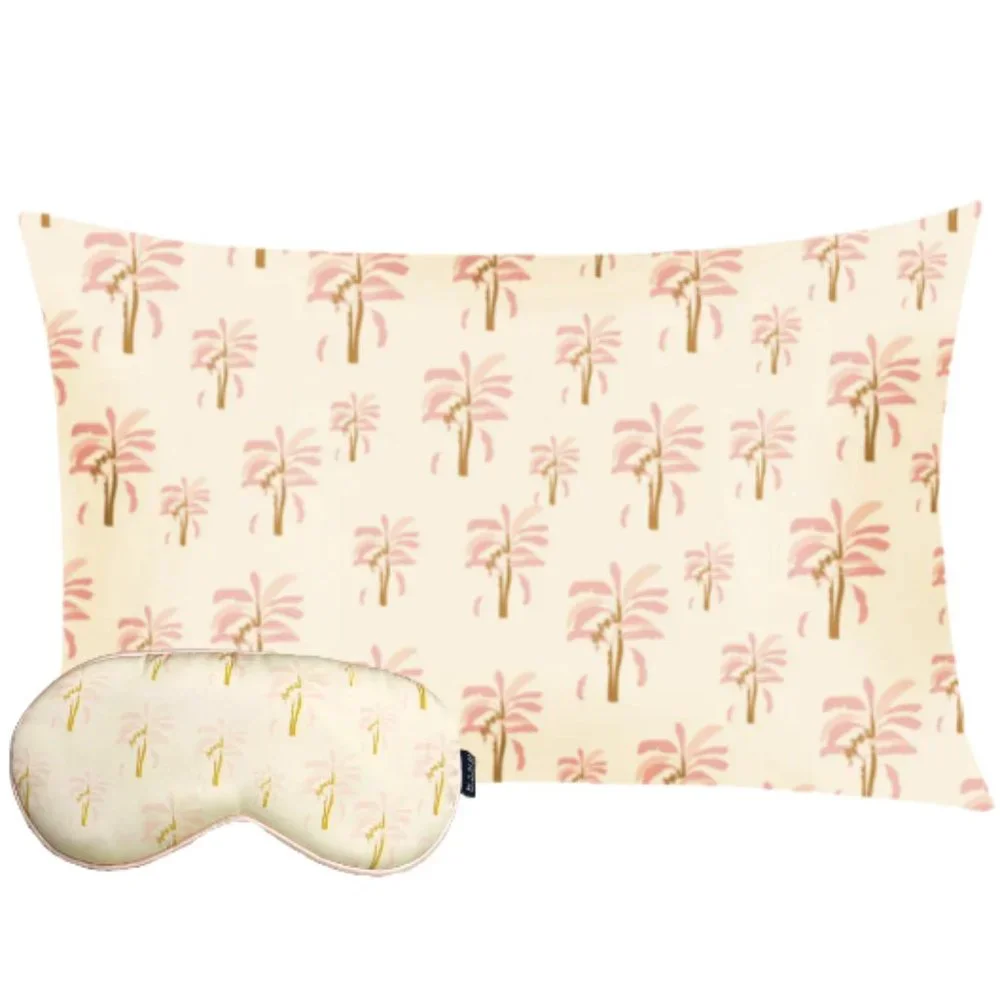 Hang Accessories - Palm Eye Mask & Palm Pillowcase Satin Set